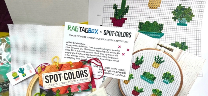Say Hello to Rag Tag Box Cross Stitch: Stitching Happiness Every Month!