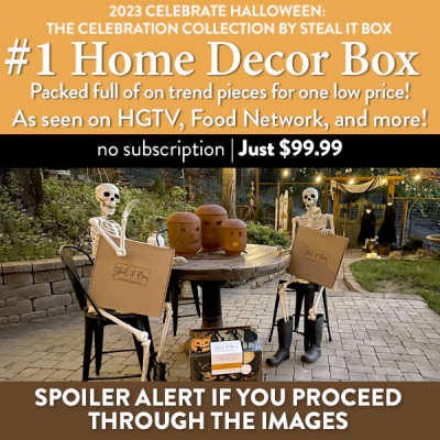Decor Steals The Celebration Collection Steal It Box Full Spoilers: Celebrate Halloween!
