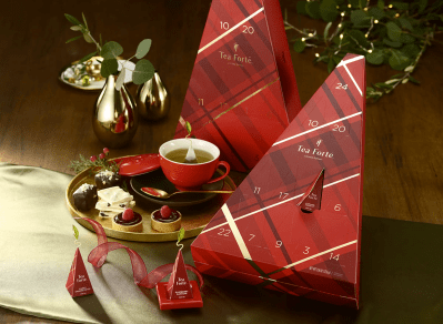 2023 Tea Forte Advent Calendar: 24 Pyramid Tea Infusers!