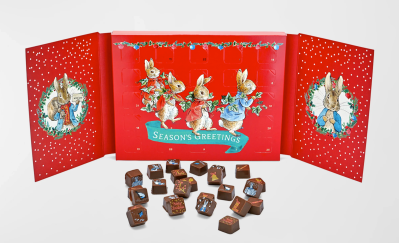 2023 Charbonnel et Walker Peter Rabbit Chocolates Advent Calendar: 25 Gourmet Chocolates!