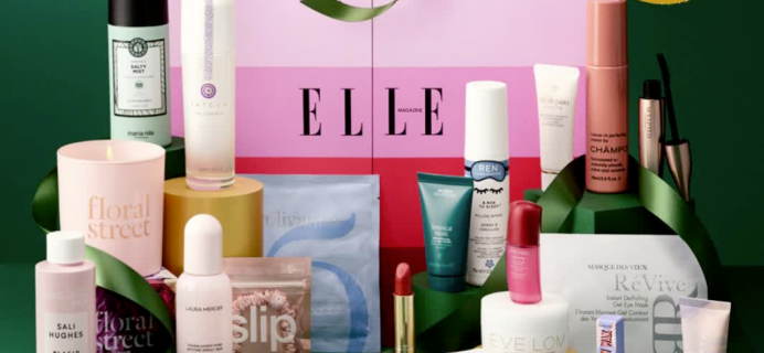 2023 ELLE Beauty Advent Calendar Full Spoilers: Unwrap A Luxury Beauty Experience! {UK}