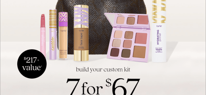 Tarte Custom Kit Available Now: The Only Custom Kit Sale This Year!