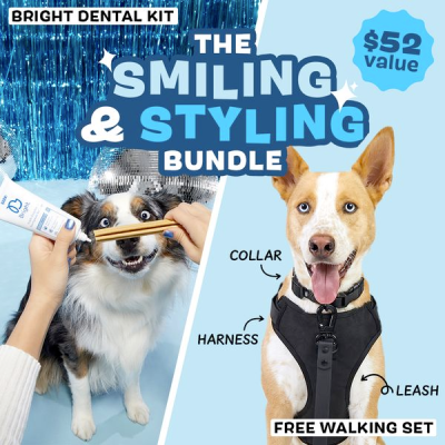 Bark Bright Coupon: FREE Walking Kit ($52 value)  With Dog Dental Kit Subscription!