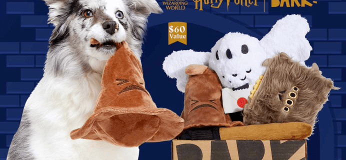 BarkBox Coupon: FREE Extra Toy in EVERY Box + Limited Edition Harry Potter Box!