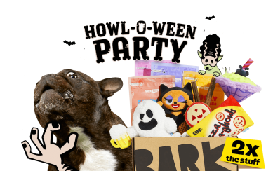 BarkBox & Super Chewer Coupon: Double Your First Box for FREE + Howl-O-Ween Party Box!