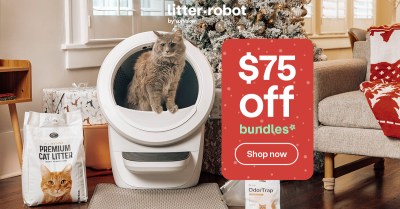 Litter Robot Cyber Monday Coupon: Up To $75 Off Bundles & 25% Off Subscriptions For Cat Litter Essentials!