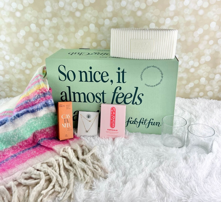 FabFitFun Winter 2023 Box Review Staying Warm and Stylish with