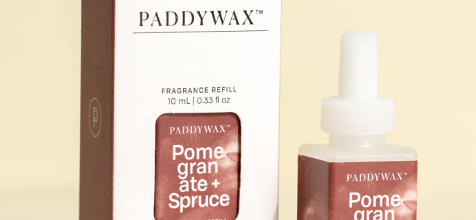 Pura October 2023 Fragrance of The Month: Pomegranate + Spruce from PADDYWAX!