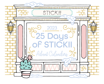 Stickii Club 2023 Advent Calendars Spoilers: 25 Days of STICKII!