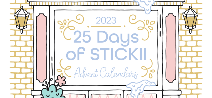 Stickii Club 2023 Advent Calendars Spoilers: 25 Days of STICKII!