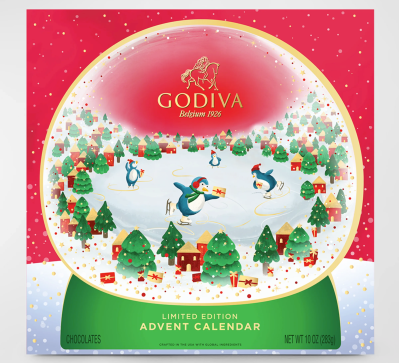 2023 Godiva Chocolate Advent Calendar: 24 Luxury Chocolates!