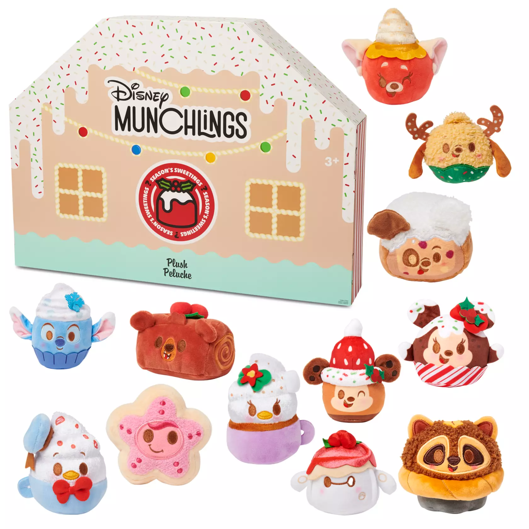 2023 shopDisney Munchlings Plush Advent Calendar 12 Days of Christmas