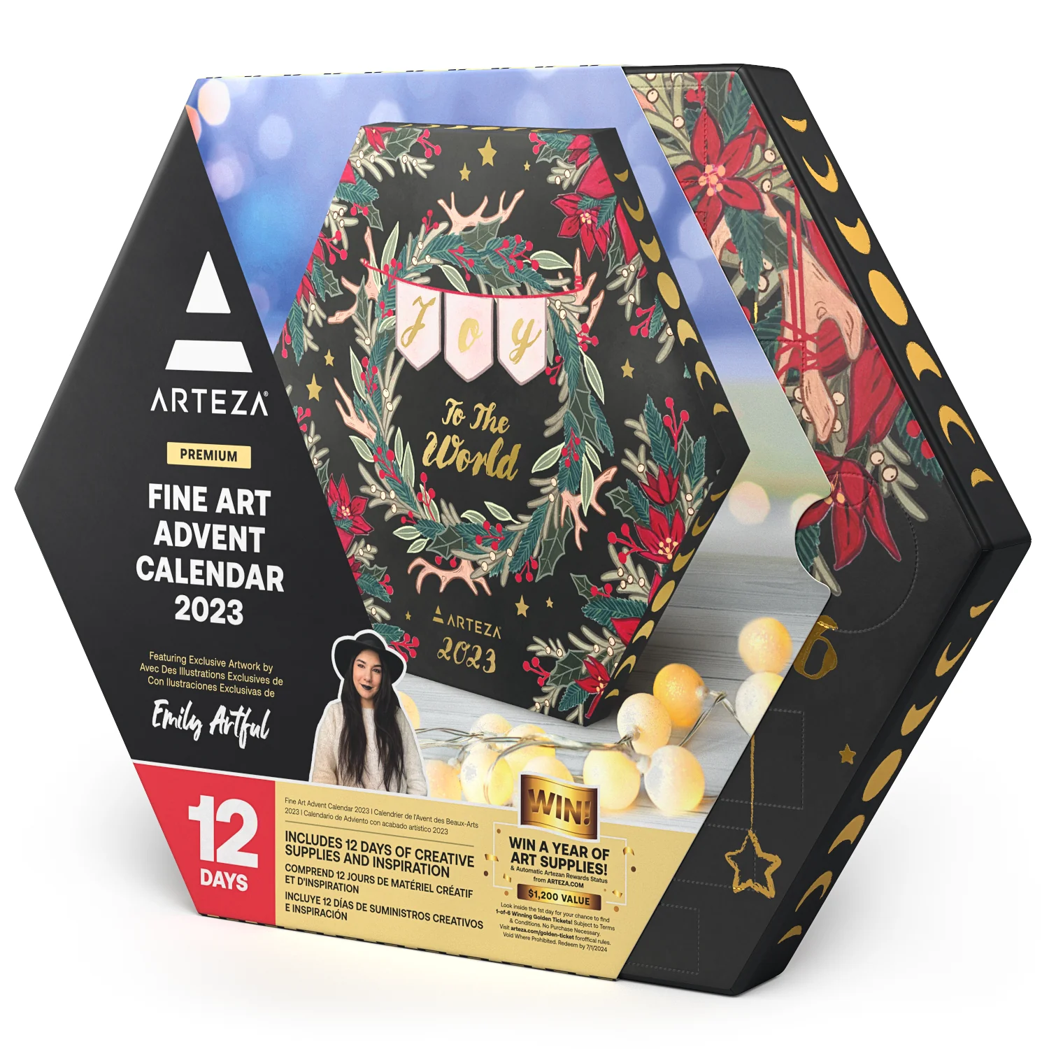 2023 Arteza Art Supplies Advent Calendars 12 or 24 Days of Artistic Art Supply Advent Calendar 2025