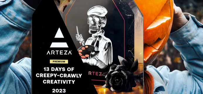 2023 Arteza Art Supplies Halloween Countdown Calendar: 13 Days of Creepy-Crawly Creativity!