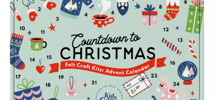 2023 Kids Crafts Countdown to Christmas Felt Craft Advent Calendar: Fill The Holidays with Creative Cheer!