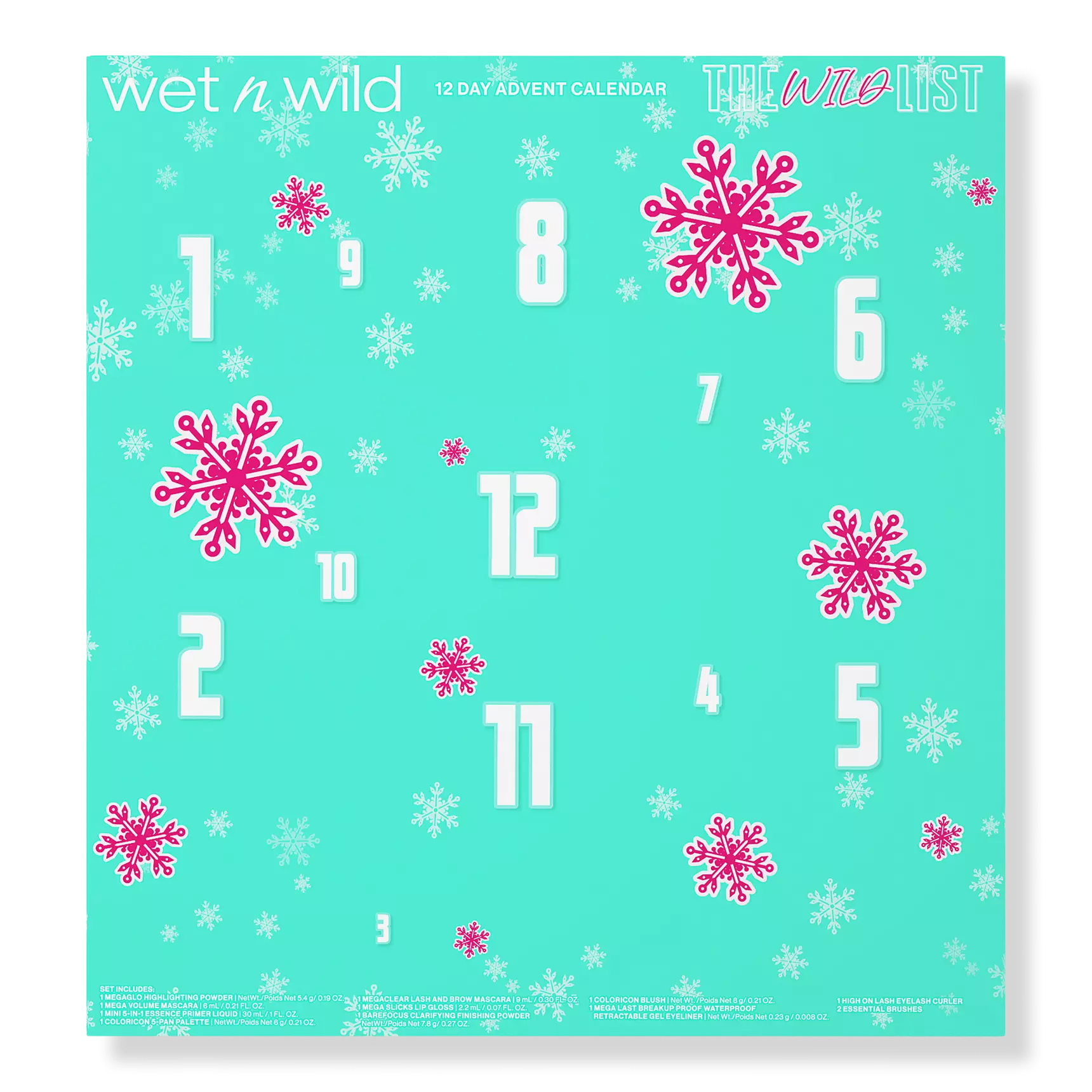 2023 Wet n Wild Advent Calendar The Wild List 12 Day Advent Calendar