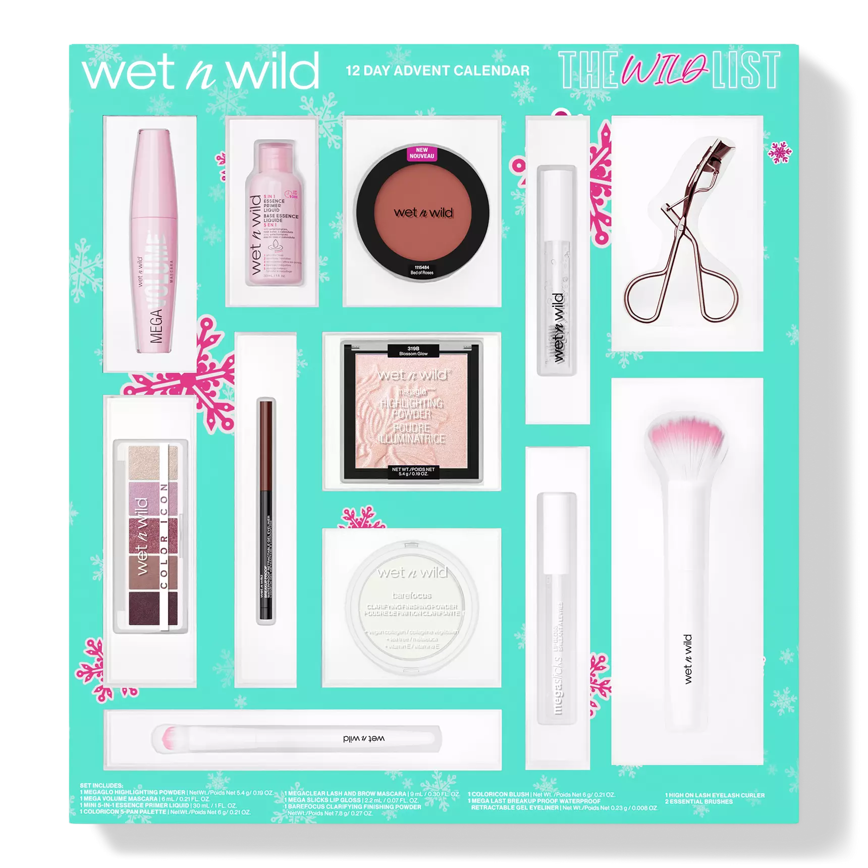 2023 Wet n Wild Advent Calendar The Wild List 12 Day Advent Calendar