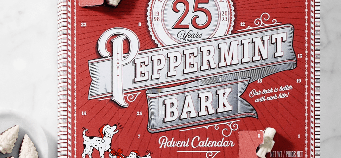 Williams Sonoma Peppermint Bark Advent Calendar Is Back: 24 Peppermint Bark Christmas Characters!