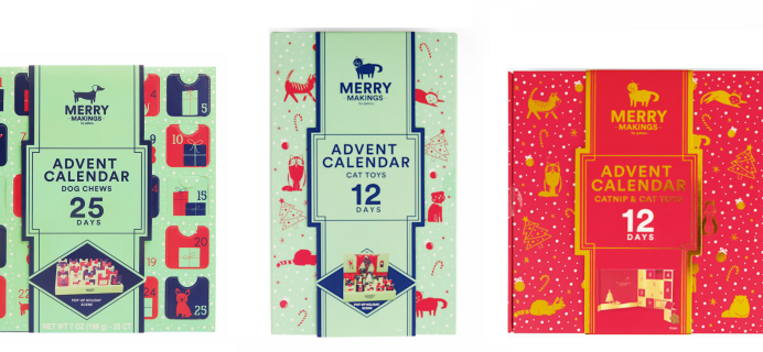 2023 Petco Merry Makings Advent Calendars: For Your Beloved Dogs and Cats!