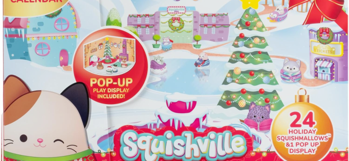 2023 Squishville by The Original Squishmallows Advent Calendar: 24 Squishmallows + Pop Up Display!