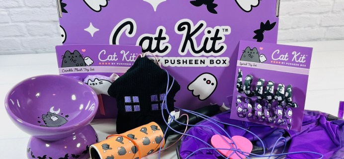 Cat Kit by Pusheen Box Fall 2023 Review: SCAREDY CAT