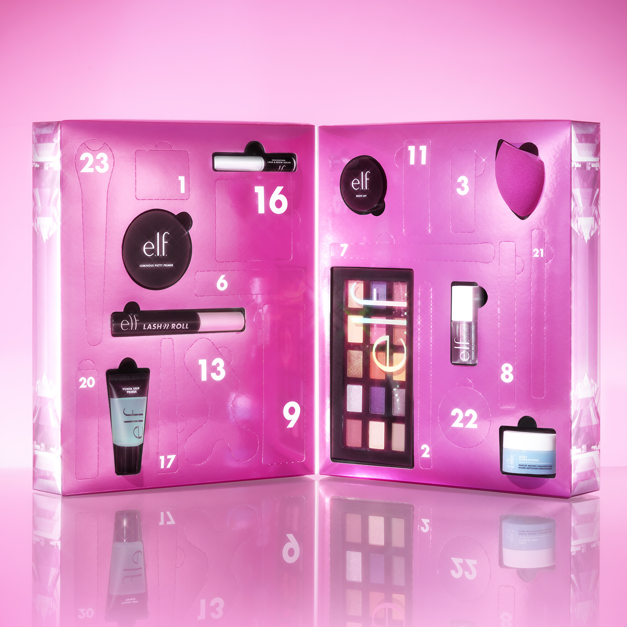 2023 elf Cosmetics Advent Calendar Sleigh the Holidays! Hello