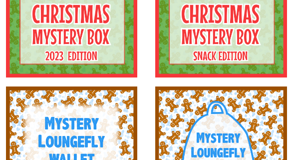2023 Mickey Monthly Christmas Mystery Boxes: Christmas Loungefly + Disney Mystery Boxes!