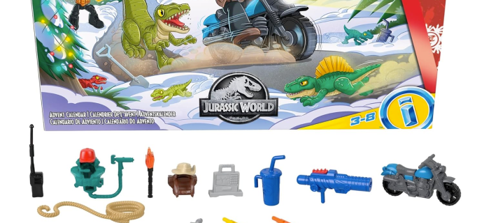 2023 Fisher Price Imaginext Jurassic World Advent Calendar: 24 Jurassic World Toys!