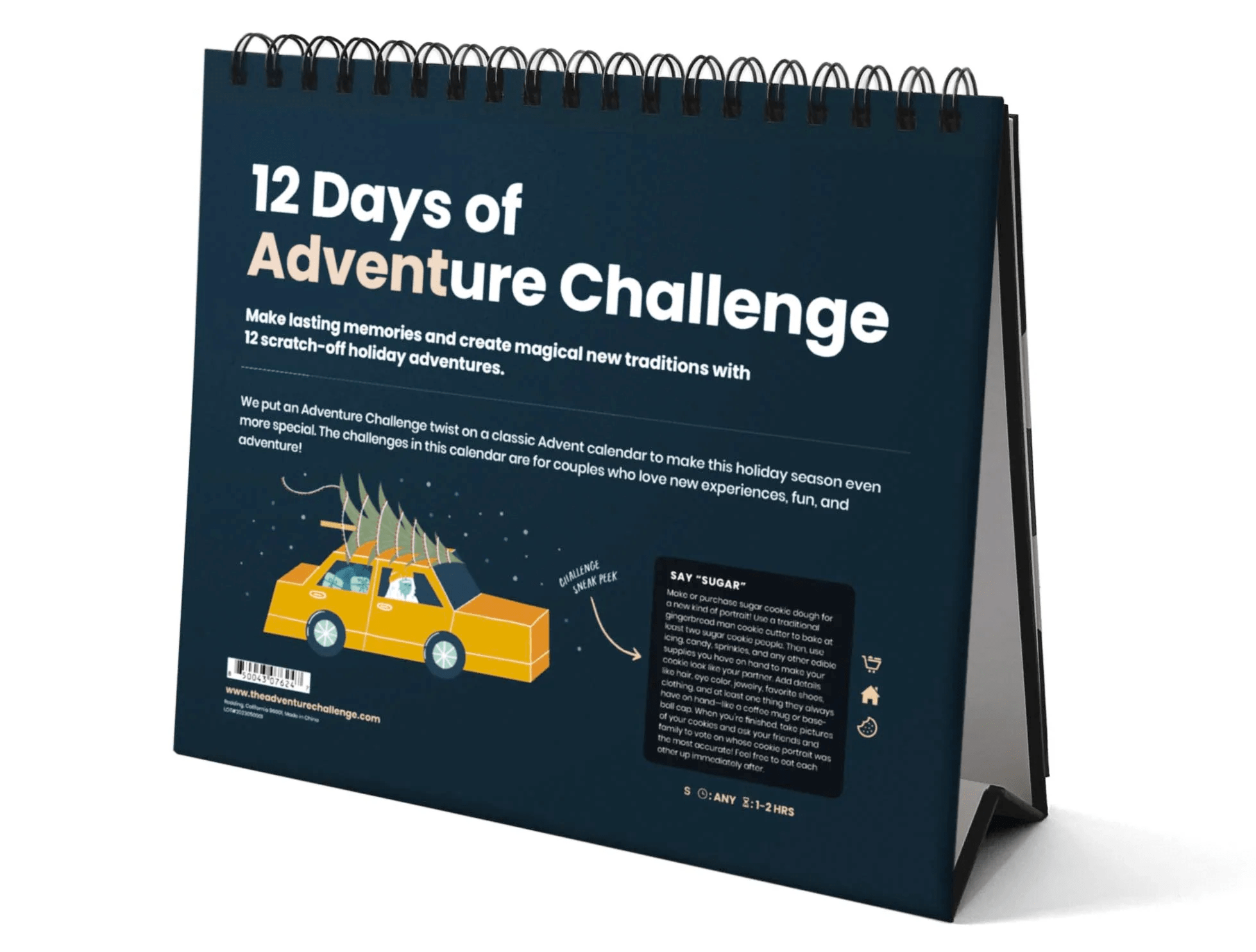 The Adventure Challenge Couples Edition Keepsake Book
