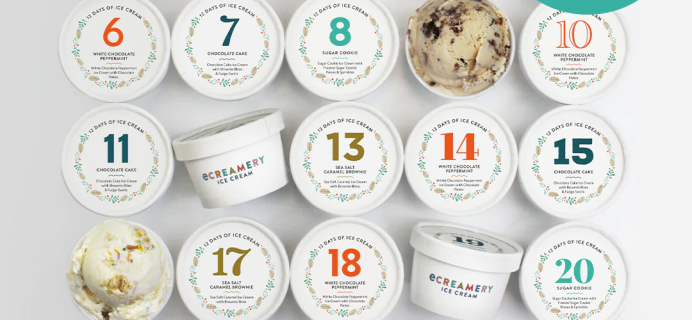 eCreamery Ice Cream Advent Calendar: 24 Days Of Ice Cream!