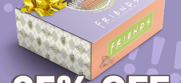 FRIENDS Subscription Box Cyber Monday Coupon: 25% Off Subscription!