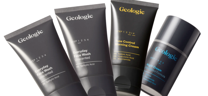Geologie Cyber Monday Deal: FREE Custom Skincare Trial Set – Just Pay $4.95 Shipping!