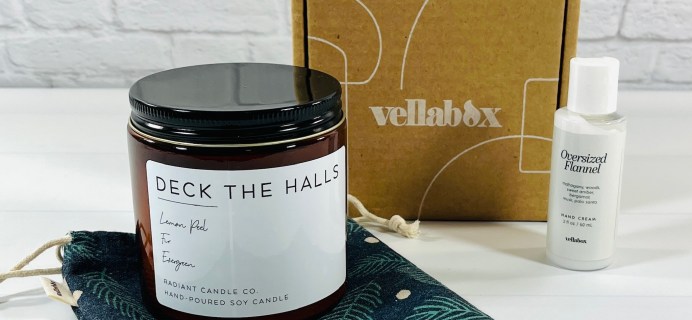 Vellabox December 2023 Review: Radiant Candle Co.