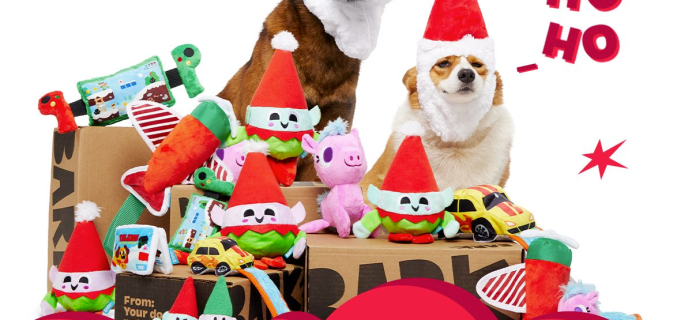 BarkBox & Super Chewer Coupon: Double Your First Box for FREE + Santa’s Workchomp Themed Box!