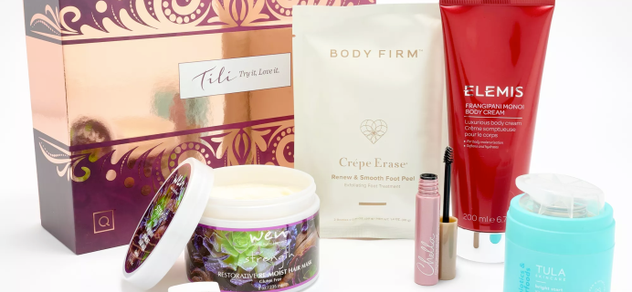 QVC Try It, Love It TILI Box: Luxe Holiday Beauty Box With 7 Fabulous Finds!