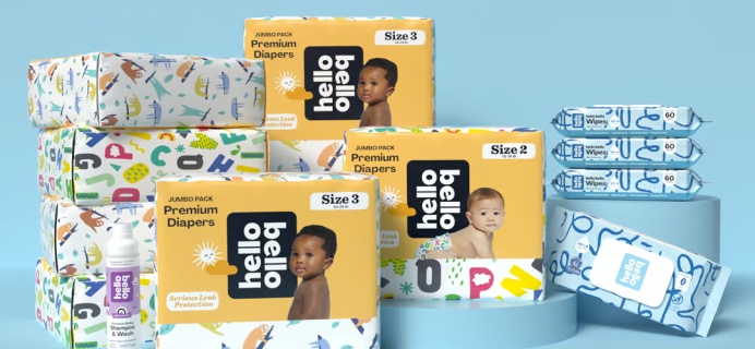Hello Bello Coupon: 25% Off Your First Diaper & Wipes Bundle + FREE Shipping + Bonus Item!