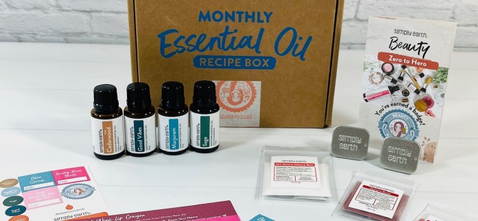 Simply Earth Essential Oil Box December 2023 Review – Beauty!
