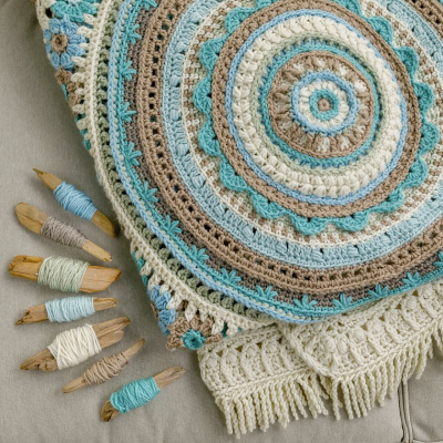 Annie’s Crochet Mandala Afghan Club Coupon: 50% Off Your First Month Crochet Subscription!