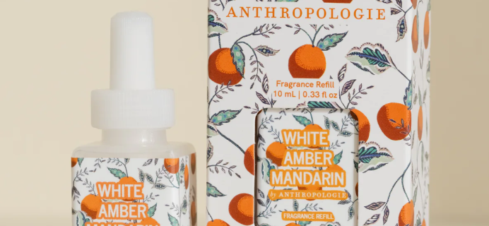 Pura March 2024 Fragrance of The Month: White Amber Mandarin from Anthropologie!