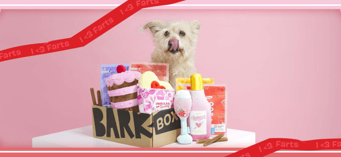 BarkBox Coupon: Double Your First Box for FREE + Sweetie Pies Barkery Themed Box!