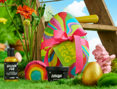 2024 LUSH Happy Egg Full Spoilers: 5 Sweet and Fruity Lush Treats In a Colorful Egg Tin!