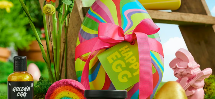 2024 LUSH Happy Egg Full Spoilers: 5 Sweet and Fruity Lush Treats In a Colorful Egg Tin!
