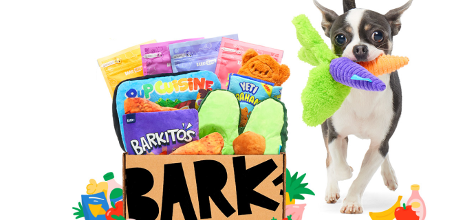 BarkBox & Super Chewer Coupon: Double Your First Box for FREE + Beg N Bag Grocery Box!