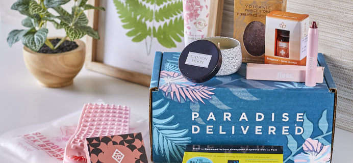 Paradise Delivered Coupon: 50% Off First Box of Vacation Inspired Box!