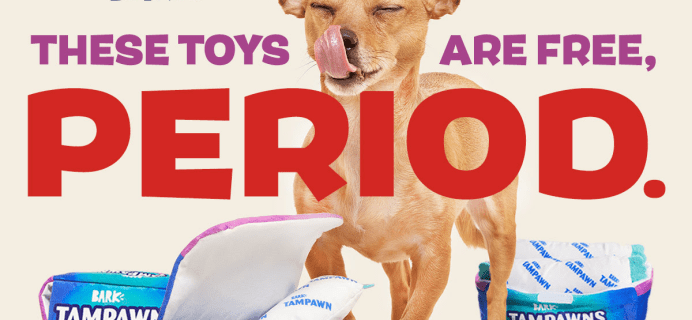 BarkBox Coupon: FREE Tampawns Toy With First Box of Dog Toys and Treats!