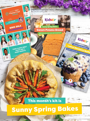 KidStir Kids Cooking Kit April 2024 Spoilers: Sunny Spring Bakes!