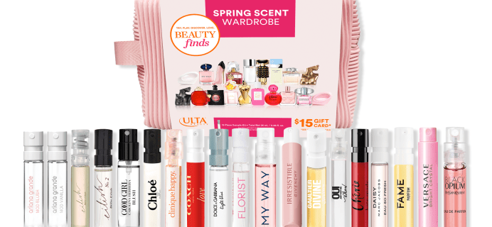 ULTA Spring Scent Wardrobe Sample Kit: Blockbuster Kit For All Fragrance Lovers!