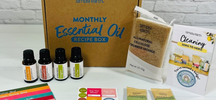 Simply Earth Essential Oil Box April 2024 Review — Cleaning!