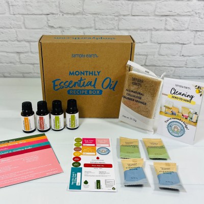 Simply Earth Essential Oil Box April 2024 Review — Cleaning!