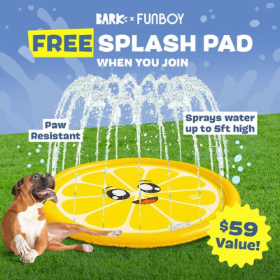 BarkBox & Super Chewer Deal: FREE FUNBOY Splash Pad With First Box of Toys and Treats for Dogs!
